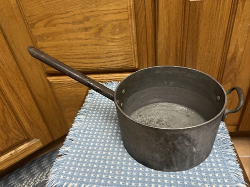 Pentola padella doppio - padella, vecchio