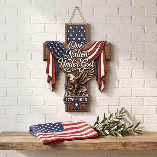One nation under god - god, door