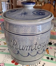 Contenitore Vaso da Cucina Rumtopf  Vintage 3043/3L Ceramica Blu Da collezione