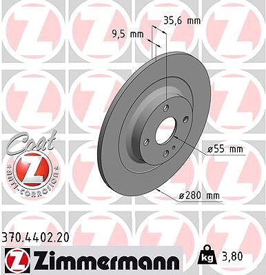 Dischi freno zimmermann asse - 2,