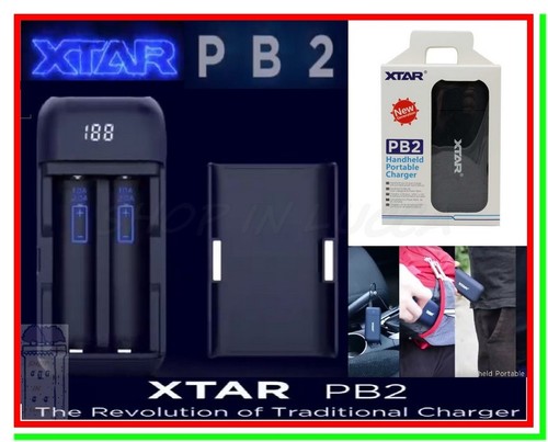 Caricabatterie litio xtar pb2 - caricabatterie,