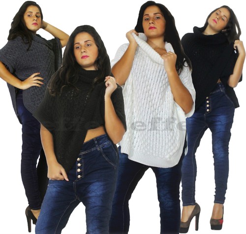 Poncho donna mantella - , pull