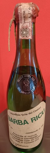 Bottiglia acquavite barba ricu - bottiglia,