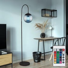 Piantana Lampada ad Arco Soffitto da Lettura Dimmerabile Telecomando RGB LED