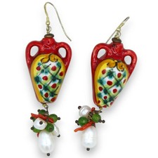 Orecchini pendenti in Ceramica