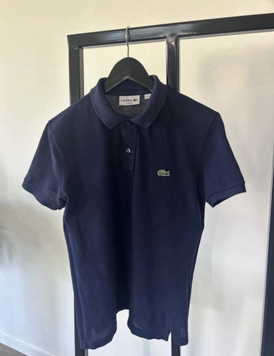 Polo lacoste blu - navy, slim