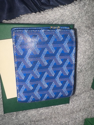 Blue goyard wallet - goyard, bifold