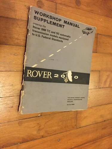 Negozio manualsupplement rover - manualsupplement,