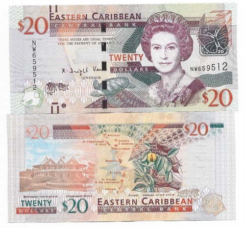 Caraibi orientali dollari - caraibi, 20