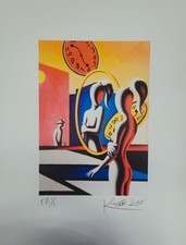 Mark Kostabi Serigrafia UV new