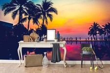 Carta da parati 3D tramonto