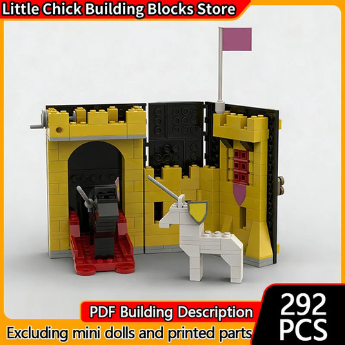 Castello medievale modello moc - castello,
