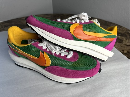 Nike sacai ldwaffle verde - x,