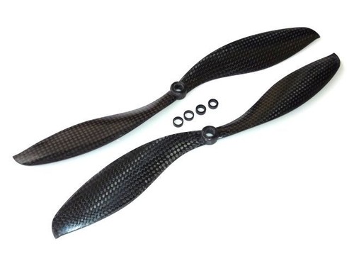 Carbon propeller set 10x4 - carbon, /