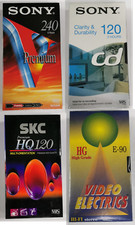 VIDEOCASSETTA VHS VCR VERGINE