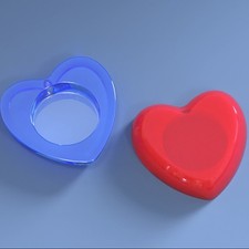  Forma di cuore candlestick muffa fai da te silicone candela stampo muffa
