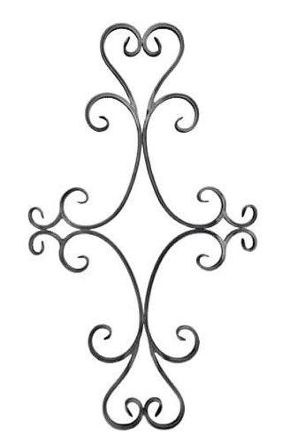 Ornamento ferro battuto - ferro,