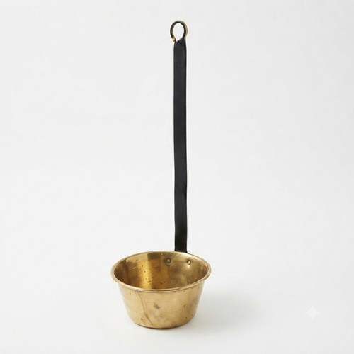 Antico mestolo rustico ottone - antico,