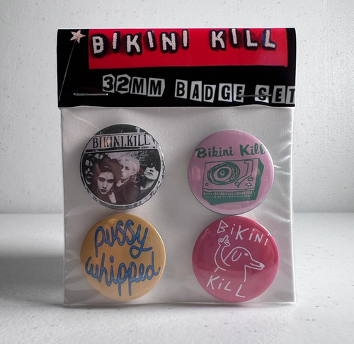 Bikini kill badge - bikini,
