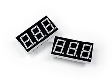 2x Display LED BLU 3 cifre mod