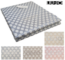 LIU JO - HOME. Copriletto con strass, BOLLICINE LL1064. Matrimoniale, 2 piazze.