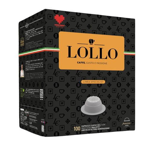 100 capsule caffè - 100, lollo