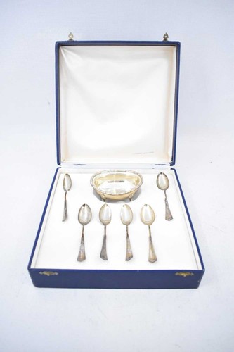 Set zuccheriera 6 cucchiaini - zuccheriera, +