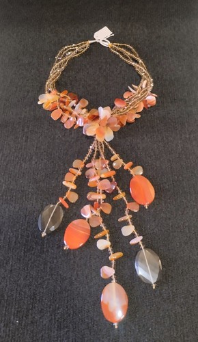 Collana pietre agata - pietre,