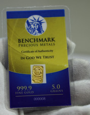 Bench Mark 5 Grains 999.9 Gold