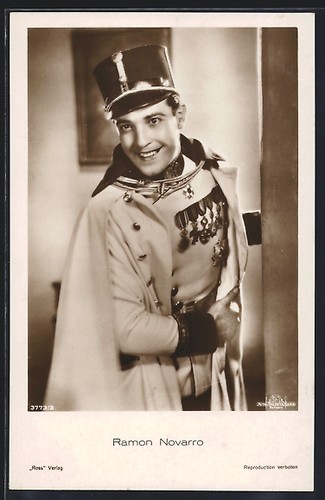 Cartolina attore ramon novarro - ramon,