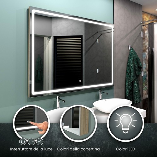 Specchio led houston 3 - specchio,