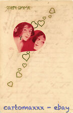 Józsa Raphael Kirchner Style Postcard - "Cover Dame" - K090