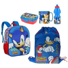 Set Zainetto Scuola Sonic The