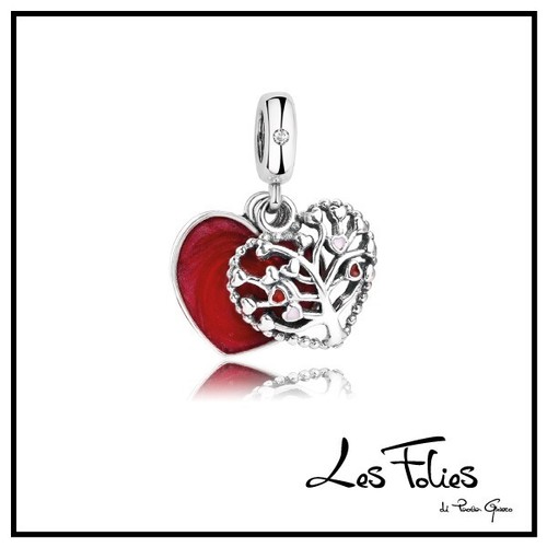 Charm cuori albero della - charm,