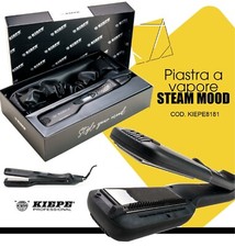PIASTRA CAPELLI PROFESSIONALE A VAPORE KIEPE STEAM MOOD NANO TITANIO LISCI ONDE