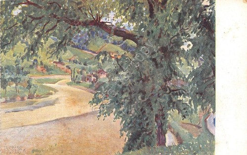 Cartolina illustrata wolf - cartolina,