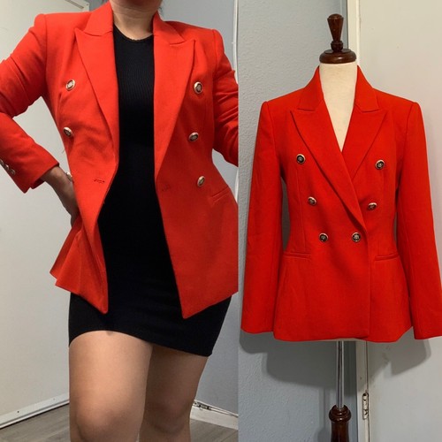 Blazer donna zara nuovo rosso - blazer,