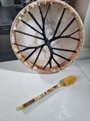 Tamburo sciamanico fatto - , a