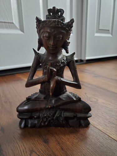 Statua legno intagliata - in,