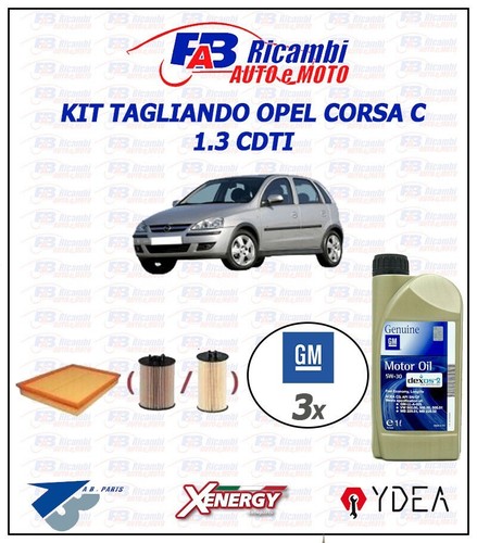 Kit tagliando opel - corsa, 1.3