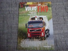 Volvo FM9 camion della spazzatura camion depliant brochure 1985 ceco raro raro