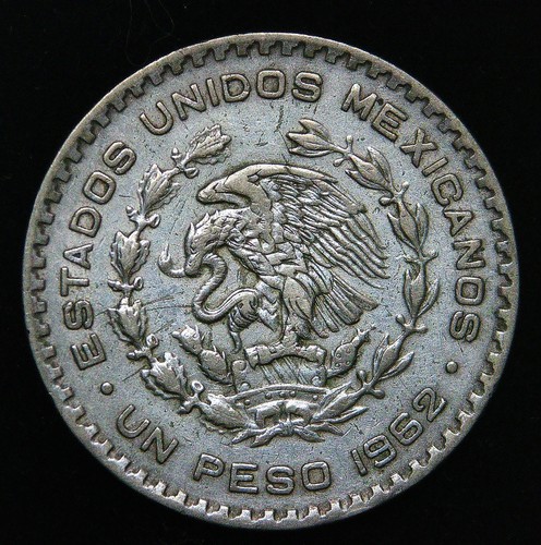 1962 messico peso - peso, aquila