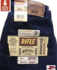 JEANS-pantaloni-Uomo RIFLE-100%COTONE PESANTE- mod.9009- VINTAGE-PREZZO -75%