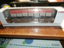 MARKLIN HO # 47029-02 VAGONE PIATTO FERROVIARIO SVIZZERO PRIVATO CON DUMPING AWILOG