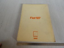 MANUALE ORIGINALE INFORMATIVO 1981 FIAT 127 DIESEL BERLINA E PANORAMA