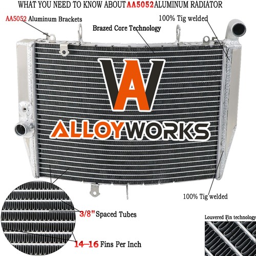 Aluminium radiateur pour - pour, honda