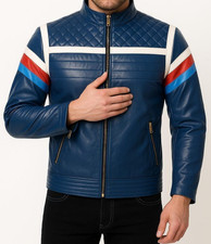 Bomber uomo pelle di mucca