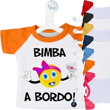 Mini T-shirt Bimba a Bordo