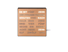 Orologio con indicatore di parole tedesche orologio in plastica orologio adattatore elegante idea regalo