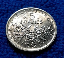 Francia franchi francs 1963 - francia, 5